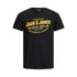 JACK & JONES HOMME LOGO NOIR  T-SHIRT | BLACK